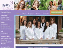 Tablet Screenshot of fabenobgyn.com